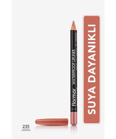 Flormar Waterproof Lipliner - Waterproof Lip Pencil No:235 Undressed 1.14 g 8690604567485