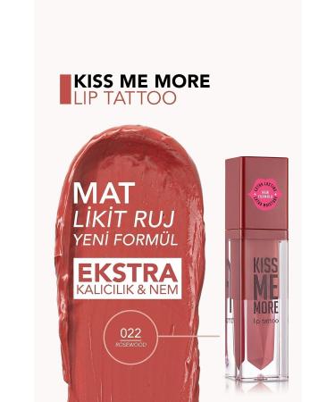 Flormar Long Lasting Matte Lipstick - Kiss Me More-022 Rosewood-8682536040891 - Buy Online on GoSupps.com