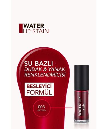 Flormar Permanent Matte Lip Tint (Purple) - Water Lip Stain - 003 Girl Gang - 8682536042185 - Buy Online on GoSupps.com