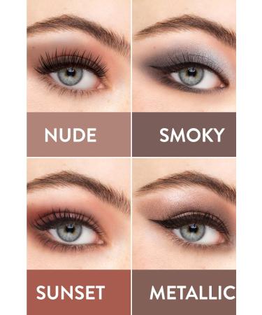 Flormar 10-Piece Eyeshadow Palette (METALLIC NUDE AND EARTH TONES)-eyeshadow Palette-004 Metallic-8690604551705 - Buy Online on GoSupps.com