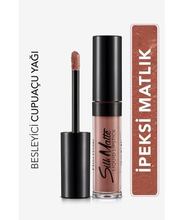 Flormar Velvet Texture Liquid Matte Lipstick (PURPLE LIGHT NUDE)-silk Matte Liquid Lipstick-022 Spicy-8690604627653