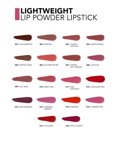Flormar Ultra Light Matte Lipstick (ICY DARK PINK) - Lightweight Lip Powder - 008 Lucky Me - 8682536061780 - Buy Online on GoSupps.com