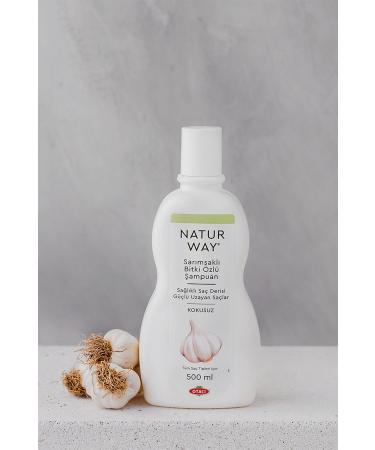 Otac Naturway Garlic Herbal Essence Unscented Shampoo 500 ml - Buy Online on GoSupps.com