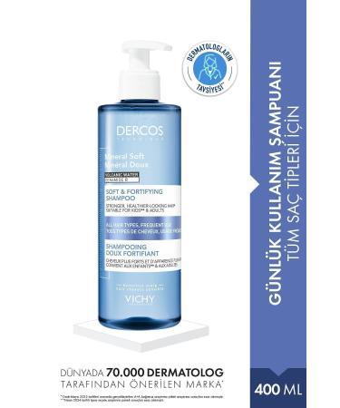 Vichy Dercos Mineral Soft Anti-Dandruff Care Complementary Daily Use Shampoo 400 ML