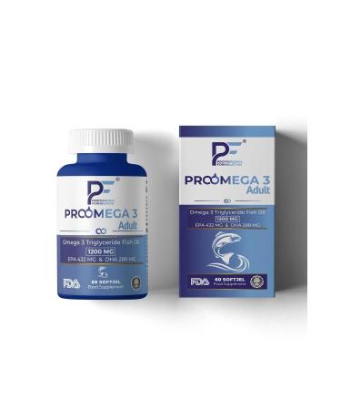 pf professional formulation Proomega3 Adult 60 Softjel - Buy Online on GoSupps.com