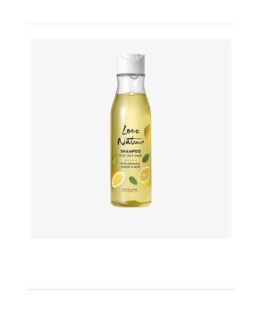 Oriflame Love Nature Shampoo for Oily Hair with Organic Lemon and Mint Extract