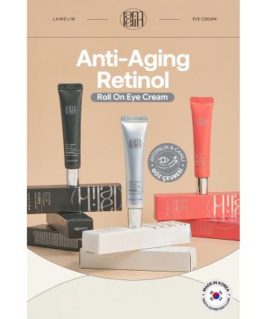 Lamelin Milia and Anti-Spot Retinol Eye Cream with 3 Massage Heads Lamelin Roll On Retinol Eye Cream - Buy Online on GoSupps.com