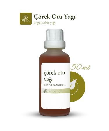 Sabanal Black Cumin Oil 50 ml Effective Moisture Control for Oily Skin Pure Oil Without Additives