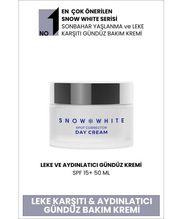 Sheida Snow White Skin Whitening Brightening Anti-Spot Spf15 Day Care Cream 50 ml