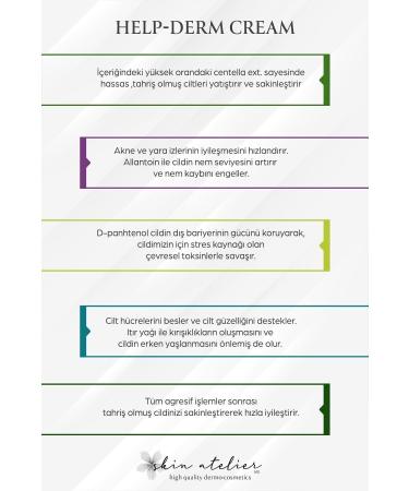 Skin Atelier Soothing and Repairing Helpderm Cica Cream 50 ml - Buy Online on GoSupps.com