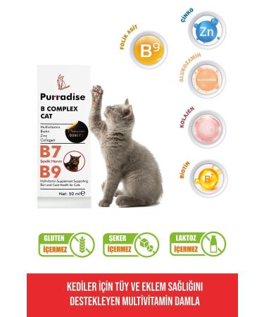 Purradise - B Complex Cat Hair Health Drops