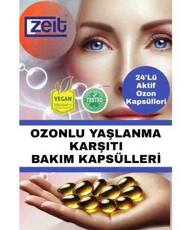 ZEIT OZON Anti-Aging and Skin Rejuvenating Ozone Capsules | 48 Moisturizing and Anti-Wrinkle Care - Buy Online on GoSupps.com