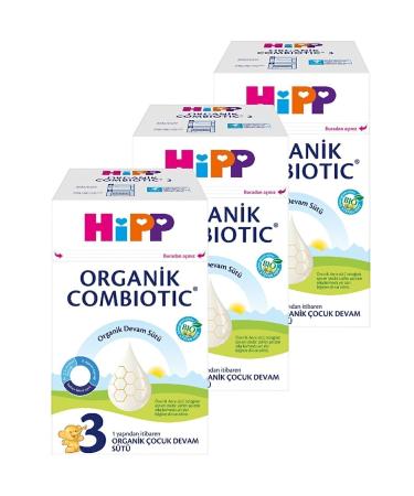 Hipp 3 Combiotic Organic Follow-On Milk 800 gr X 3 Pieces