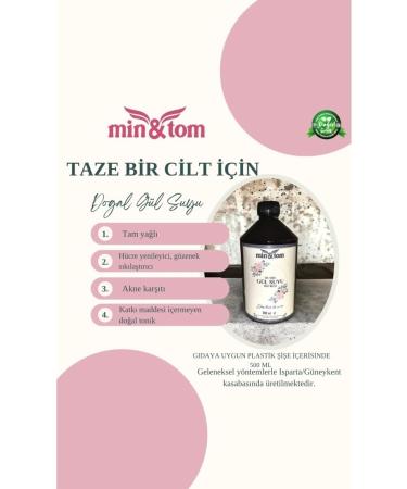 MinTom Full Oil Pure Rosewater 500 ml Tonic - Buy Online on GoSupps.com