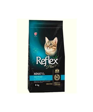Reflex Plus Salmon Sterilized Adult Cat Food 8 Kg