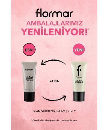 Flormar Illuminating Make-up Base (SILVER) - Glam Strobing Cream - 001 Silver - 8690604645909 - Buy Online on GoSupps.com