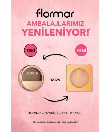 Flormar Intense Pigmented Shimmering Bronzer (COPPER BRONZE) - Bronzing Powder - 003 Copper Bronze - 8682536053419 - Buy Online on GoSupps.com