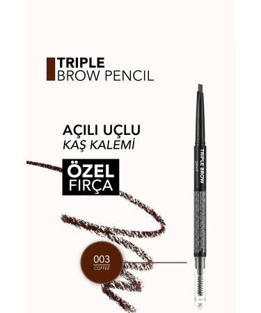 Flormar Triple Brow 3 in 1 Creamy Texture Eyebrow Makeup Pencil - Buy Online on GoSupps.com