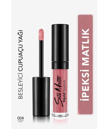 Flormar Velvet Texture Liquid Matte Lipstick - Silk Matte Liquid Lipstick - 004 Daisy - 8690604397334