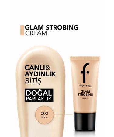 Flormar Illuminating Make-up Base (peach) - Glam Strobing Cream - 002 Peach - 8690604645916 - Buy Online on GoSupps.com