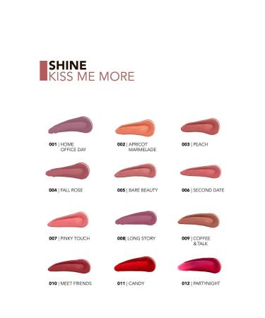 Flormar Permanent Shine Liquid Lipstick (CANDY RED) - Shine Kiss Me More Lls - 011 Candy - 8682536083874 - Buy Online on GoSupps.com