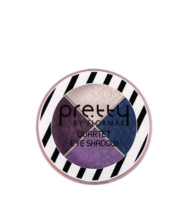 Flormar Eyeshadow and Eyeshadow Palette - Pretty By Flormar Quartet Eyeshadow 006 Violet Universe - Buy Online on GoSupps.com