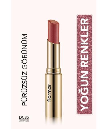 Flormar Deluxe Cashmere Lipstick Stylo Metallic Dusty Rose Lipstick DC35 8690604209798