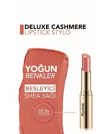 Flormar Lipstick - Deluxe Cashmere Lipstick No: 36 - Buy Online on GoSupps.com