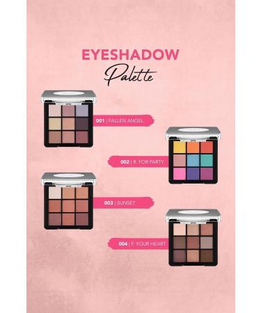 Flormar Matte & Shiny Creamy Eyeshadow Palette - Eye Shadow Palette - 001 Fallen Angel- 8682536048439 - Buy Online on GoSupps.com