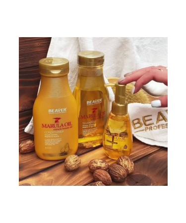 3M Beaver Marula Oil Silky Hair Oil Marula Oil Hair Care Oil 100 ml - Buy Online on GoSupps.com