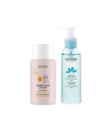 Babe Laboratorios Babe Super Fluid Color Spf50 Waterproof Super Fluid Tinted Sunscreen 50ml - Buy Online on GoSupps.com