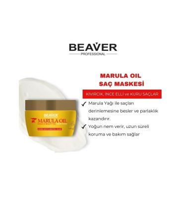 3M Beaver Marula Oil Hair Mask Marula Oil Hair Care Mask 250 ml - Buy Online on GoSupps.com