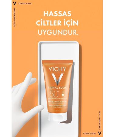 Vichy Capital Soleil Spf50+ Velvety Sunscreen for Smooth Looking Skin - 50ml - Buy Online on GoSupps.com