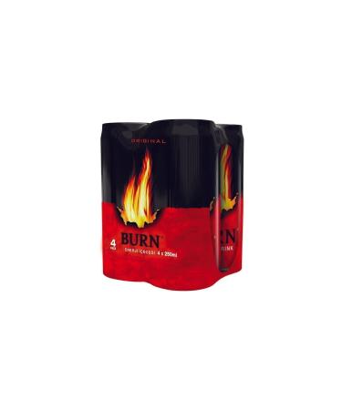 Burn Energy Drink Can 4X250 ML