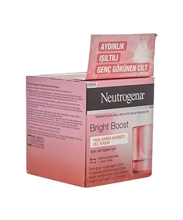 Neutrogena Bright Boost Anti-Aging Gel Cream 50ml 1 Pack (1 X 50 ml) - Buy Online on GoSupps.com