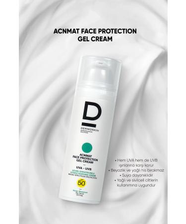 Dermoskin Acn Mat Face Protection Gel Spf 50 50 ml Sun Cream - Buy Online on GoSupps.com