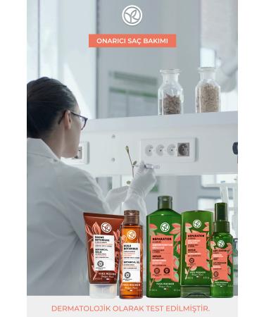 Yves Rocher Repairing Prebiotic Shampoo for Damaged Hair (Reparation) - Salt-Free & Vegan-300 ml - Buy Online on GoSupps.com