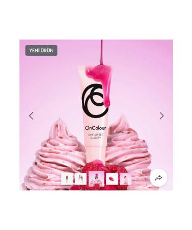 Oriflame OnColour Oh! Sweet Glossy Lip Gloss Raspberry Cream