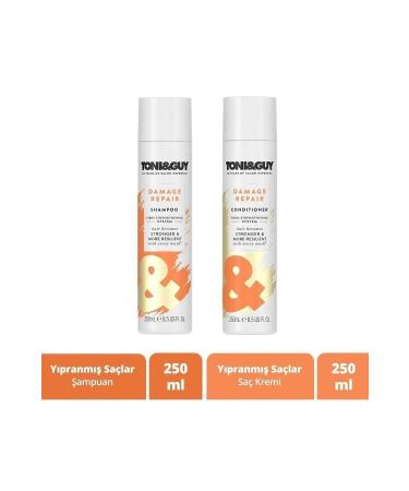 Toni Guy Damaged Hair Shampoo 250 ml Hair Care Conditioner 250 ml
