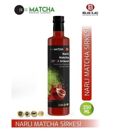 Bilge la Matcha Premium Japanese Pomegranate Matcha Detox Vinegar 250 ml
