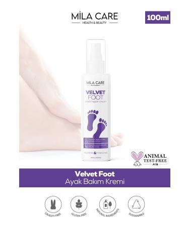 M LA CARE Velvet Foot Heel Crack and Foot Care Cream 100ml X 2 Pieces