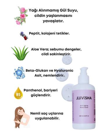 jijivisha Anti-Aging Pore Tightening Rose Yeast Toner (ANTIAGING ROSE TONER) 250ml - Buy Online on GoSupps.com