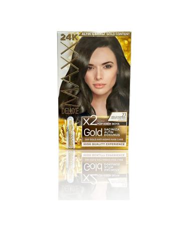 MAXX DELUXE Golden Series 24k Gold Content Tube Dye and Hair Care Serum (2X50 ML) - Buy Online on GoSupps.com