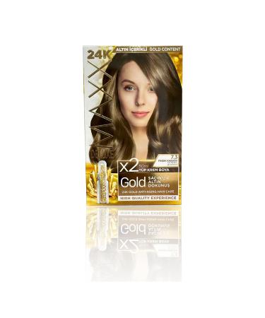 MAXX DELUXE Golden Series 24k Gold Content Tube Dye and Hair Care Serum (2X50 ML) - Buy Online on GoSupps.com