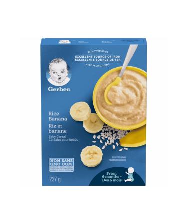 Gerber Cereals- Rice Banana- Banana and Rice Spoon Food -227 Gr- From 6 months - 2nd stage