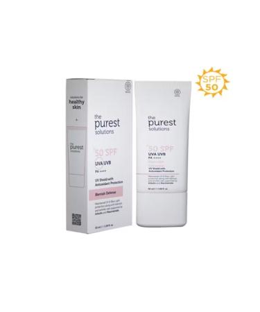 the purest solu The Purest Solutions Blemish Skin Sunscreen 50+ Spf 50 ml - Buy Online on GoSupps.com