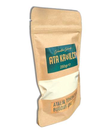 ATA KAVILCA Organic Wheat Flour from Heirloom Seeds - Bran-Free - 3-Pack (3x250gr) - Buy Online on GoSupps.com