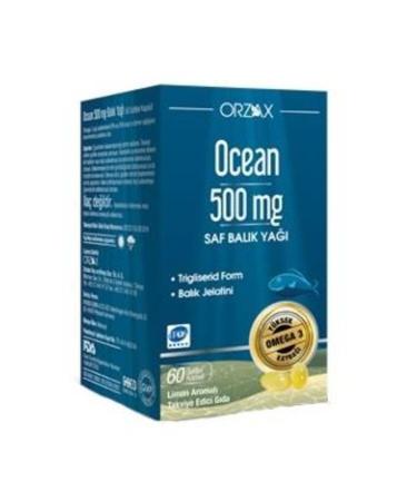 Ocean 500 Mg Omega 3 Fish Oil 60 Capsules
