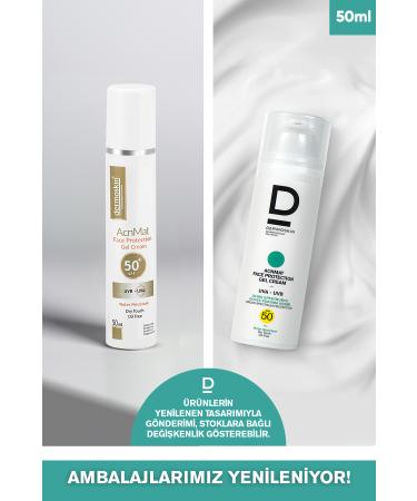 Dermoskin Acn Mat Face Protection Gel Spf 50 50 ml Sun Cream - Buy Online on GoSupps.com