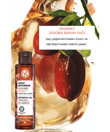 Yves Rocher Repair (Huile Botanique) Jojoba Prebiotic Care Oil - Vegan-100 ml - Buy Online on GoSupps.com
